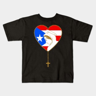 Our lady of Providence nuestra señora de la divina providencia patrona de puesto rico Kids T-Shirt